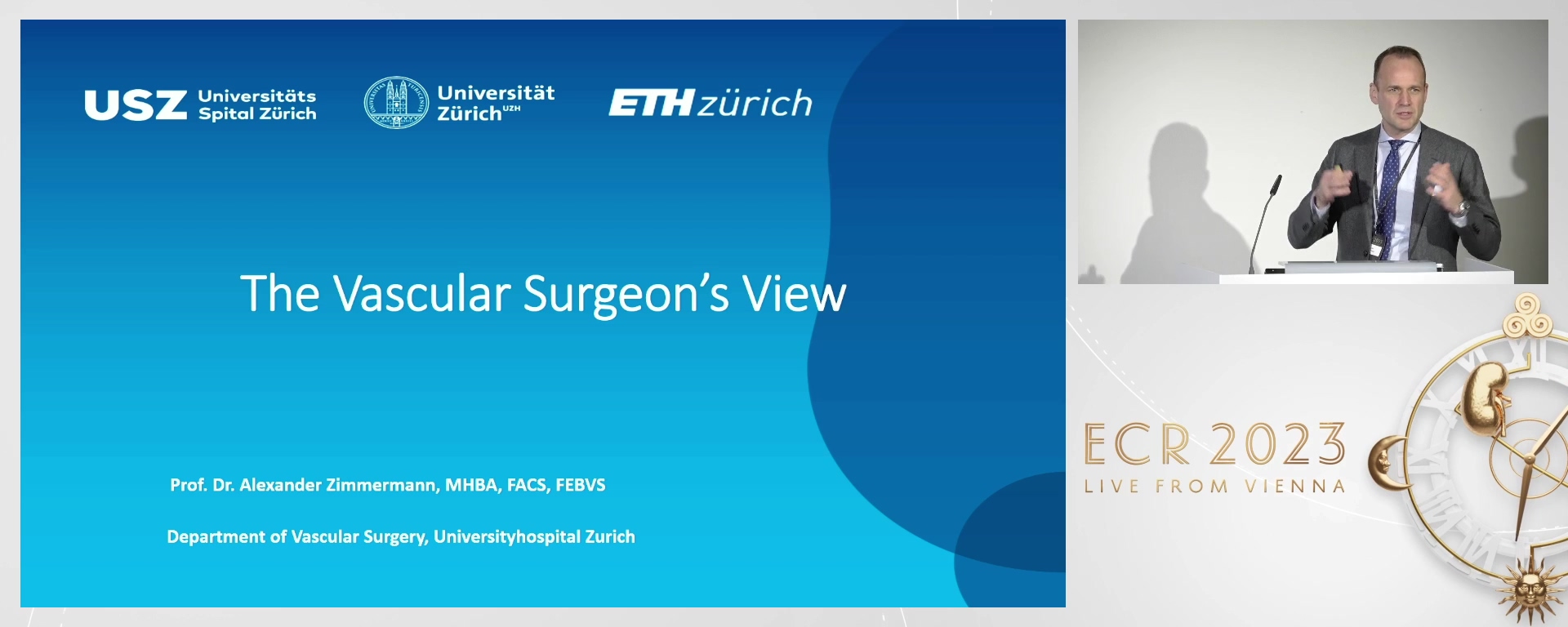 The vascular surgeon's view