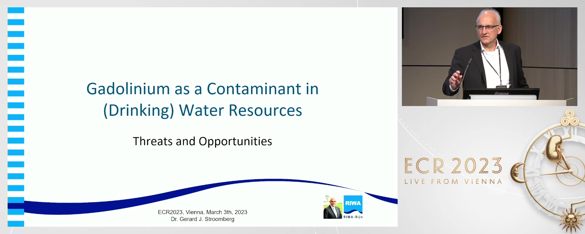 Gadolinium as a contaminant in water resources: threats and opportunities - Gerard J. Stroomberg, Nieuwegein / NL