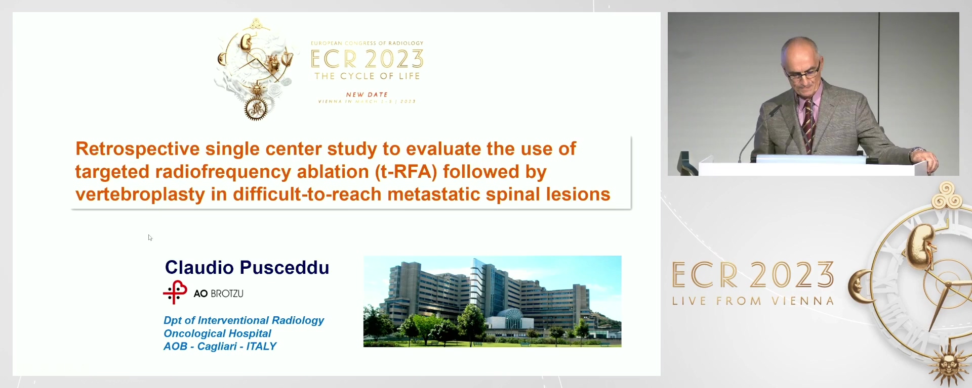 Retrospective single-centre study to evaluate the use of targeted radiofrequency ablation (t-RFA) followed by vertebroplasty in difficult-to-reach metastatic spinal lesions