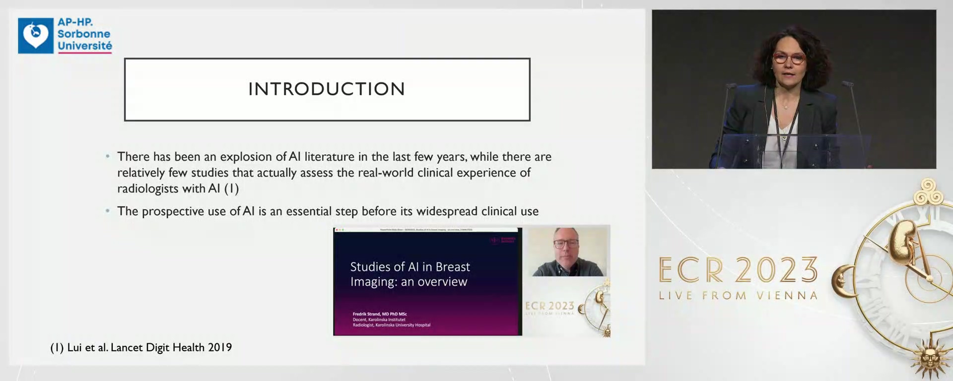 Breast screening and artificial intelligence (AI): what can we expect? - Isabelle  Thomassin-Naggara, Paris / FR