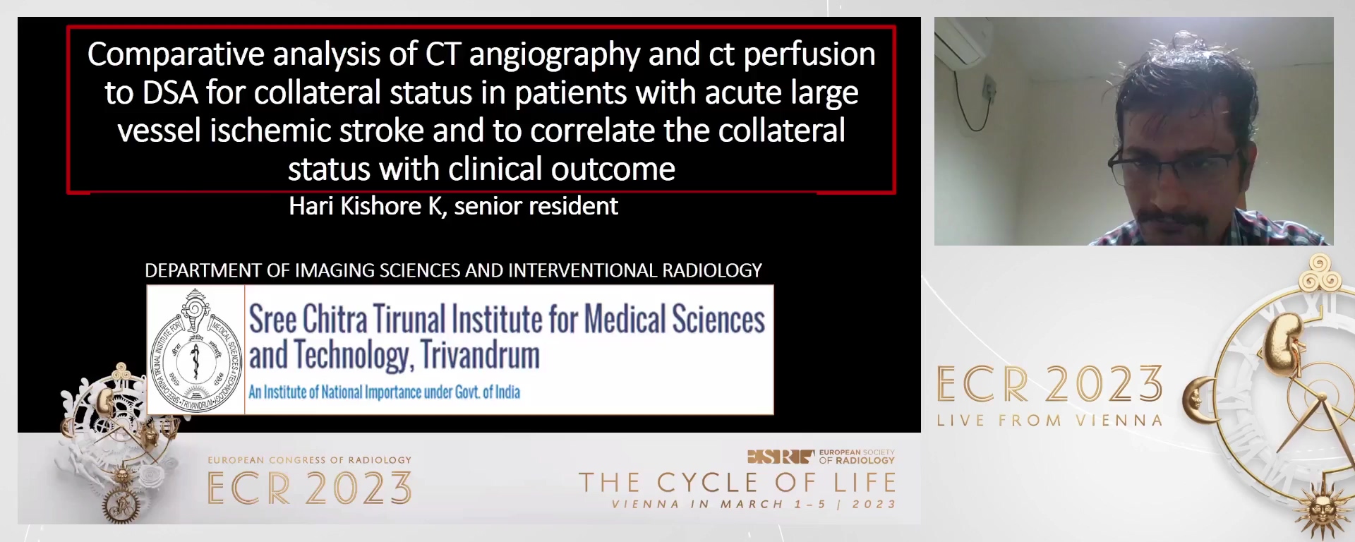 Comparative analysis of CT angiography and CT perfusion to DSA for collateral status in patients with acute large vessel ischaemic stroke and to correlate the collateral status with clinical outcome