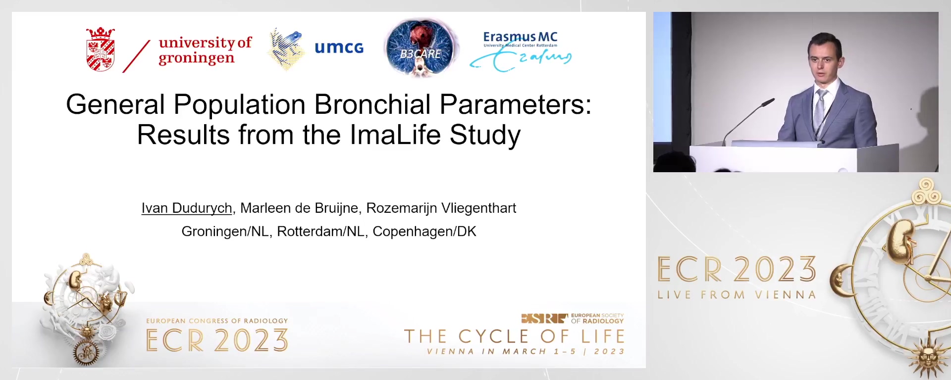 General population bronchial parameters: results from the ImaLife study - Ivan  Dudurych, Groningen / NL