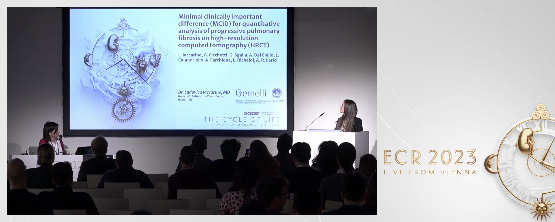 Minimal clinically important difference (MCID) for quantitative analysis of progressive pulmonary fibrosis on high-resolution computed tomography (HRCT) - Ludovica  Iaccarino, Rome / IT