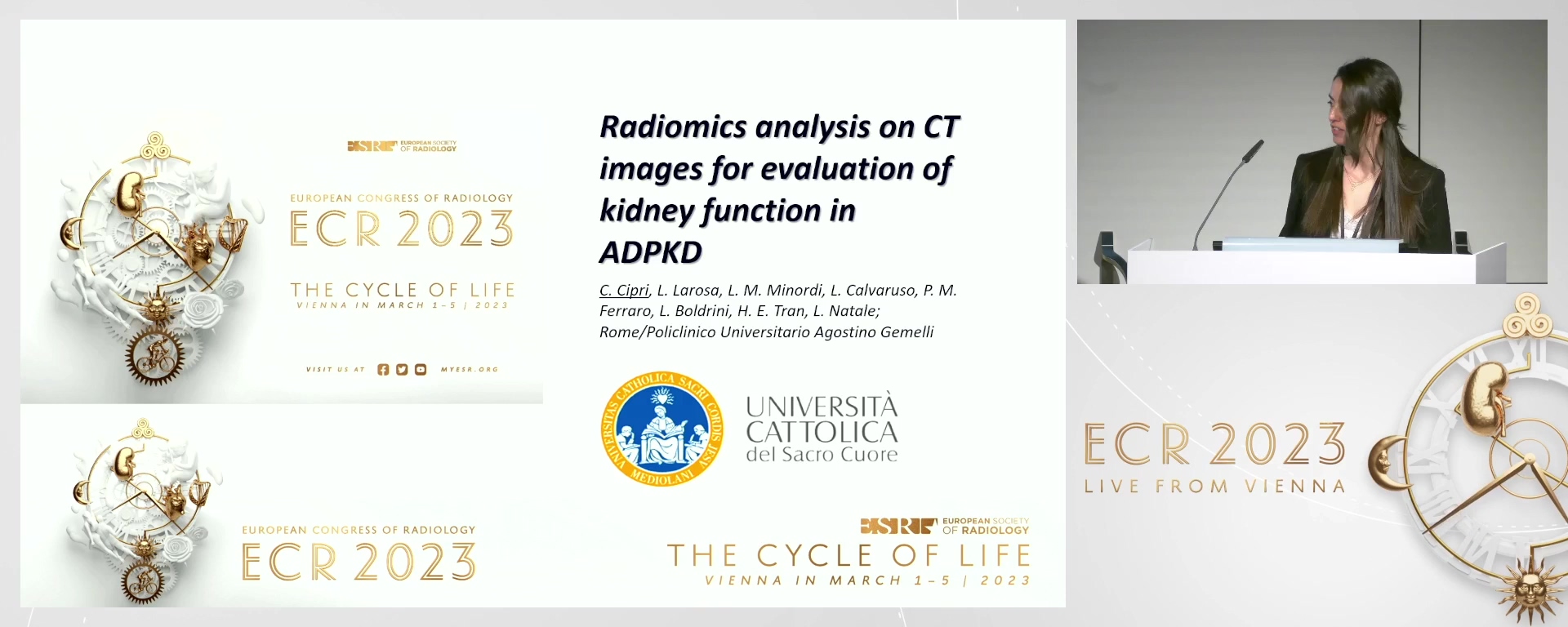 Radiomics analysis on CT images for evaluation of kidney function in ADPKD