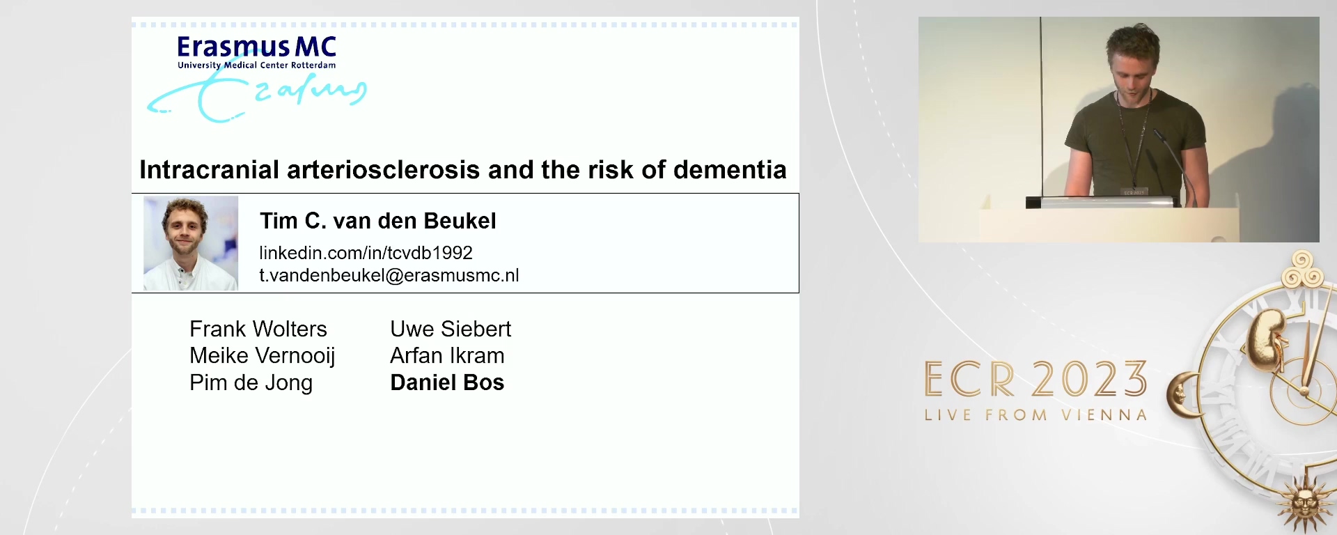 Intracranial arteriosclerosis and dementia