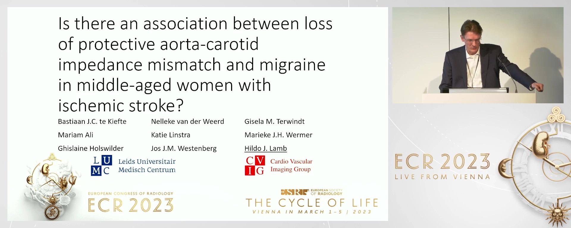 Is there an association between loss of protective aorta-carotid impedance mismatch and migraine in middle-aged women with ischemic stroke?