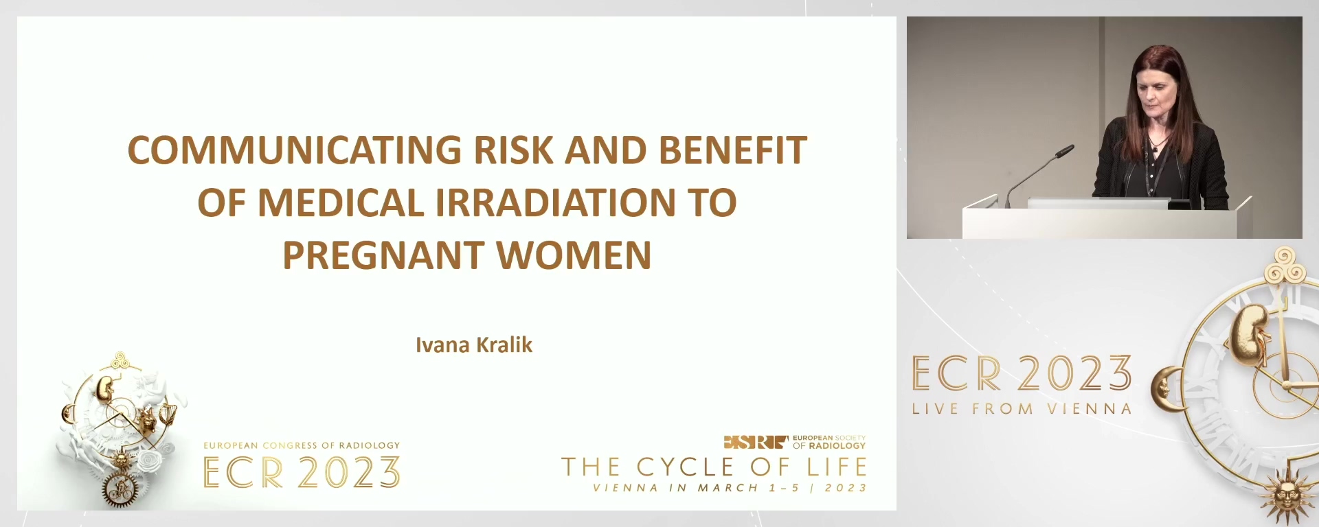 Communicating risk and benefit of medical irradiation to pregnant women