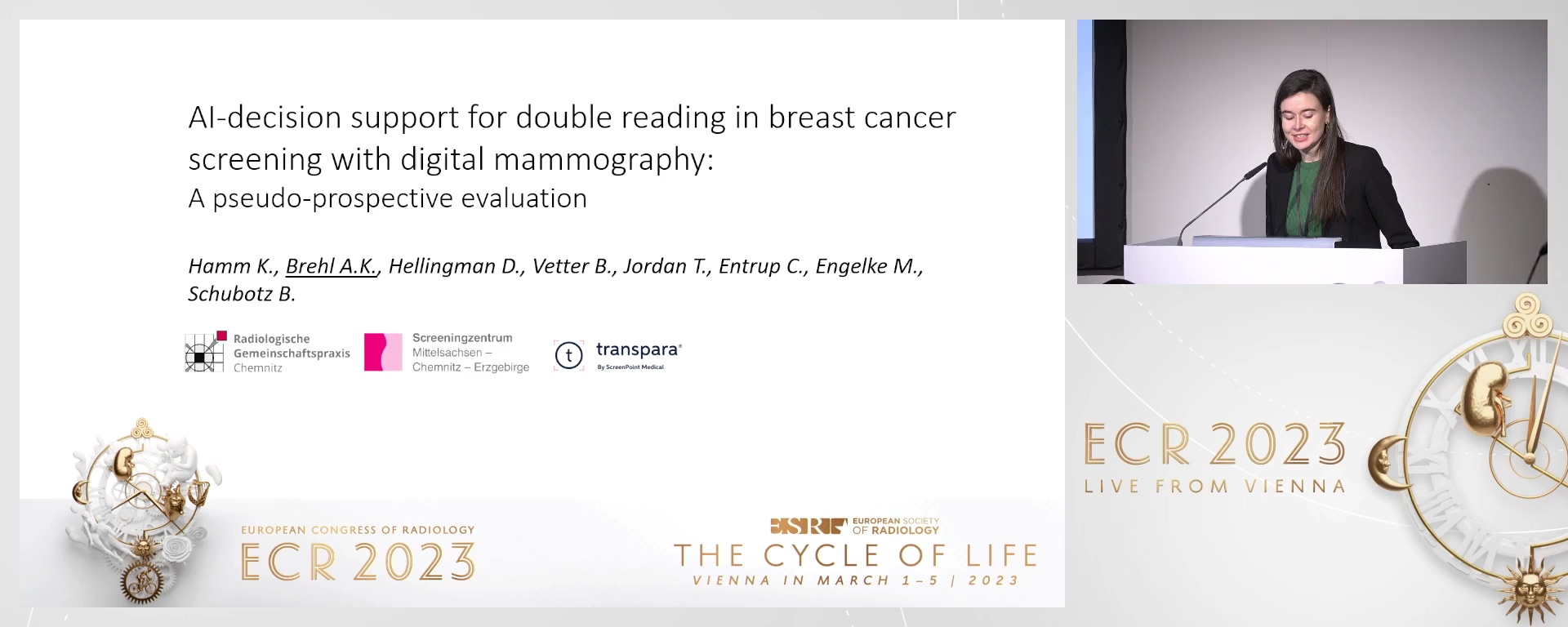 AI-decision support for double reading in breast cancer screening with digital mammography: a pseudo-prospective evaluation - Anne-Kathrin  Brehl, Nijmegen / NL