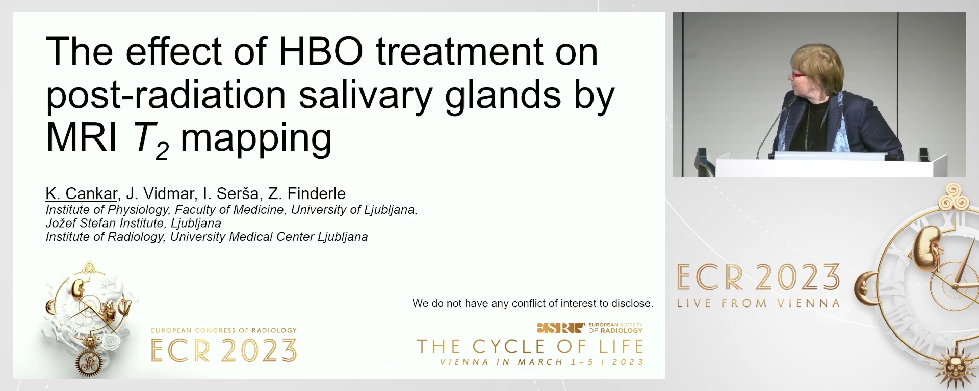 The effect of HBO treatment on post-radiation salivary glands by MRI T2 mapping