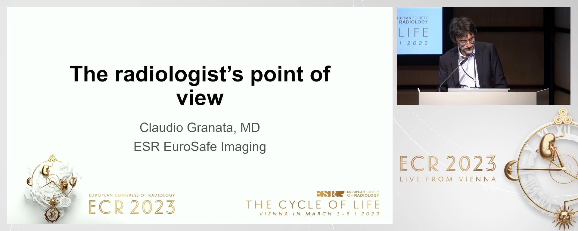 The radiologist's point of view