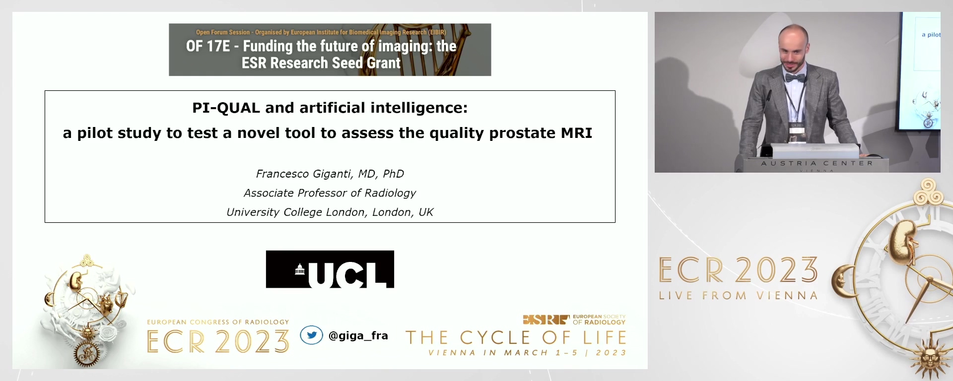 PI-QUAL and artificial intelligence: a pilot study to test a novel tool to assess the quality of multiparametric MRI of the prostate - Francesco  Giganti, London / UK