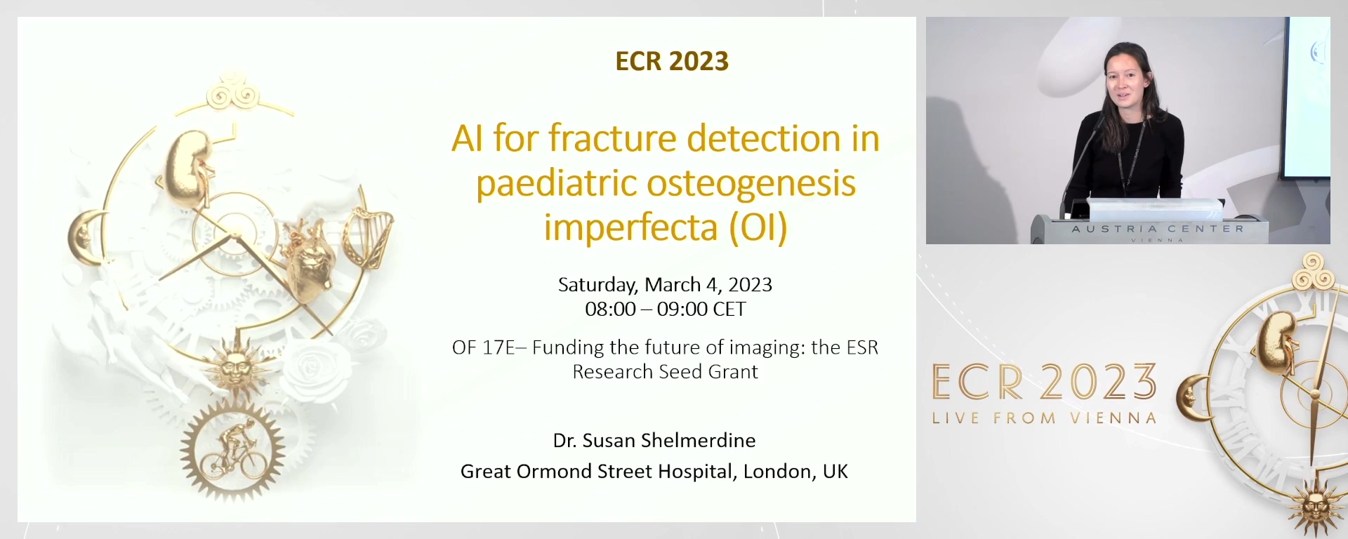 Artificial intelligence for fracture detection in paediatric osteogenesis imperfecta - Susan Cheng Shelmerdine, London / UK