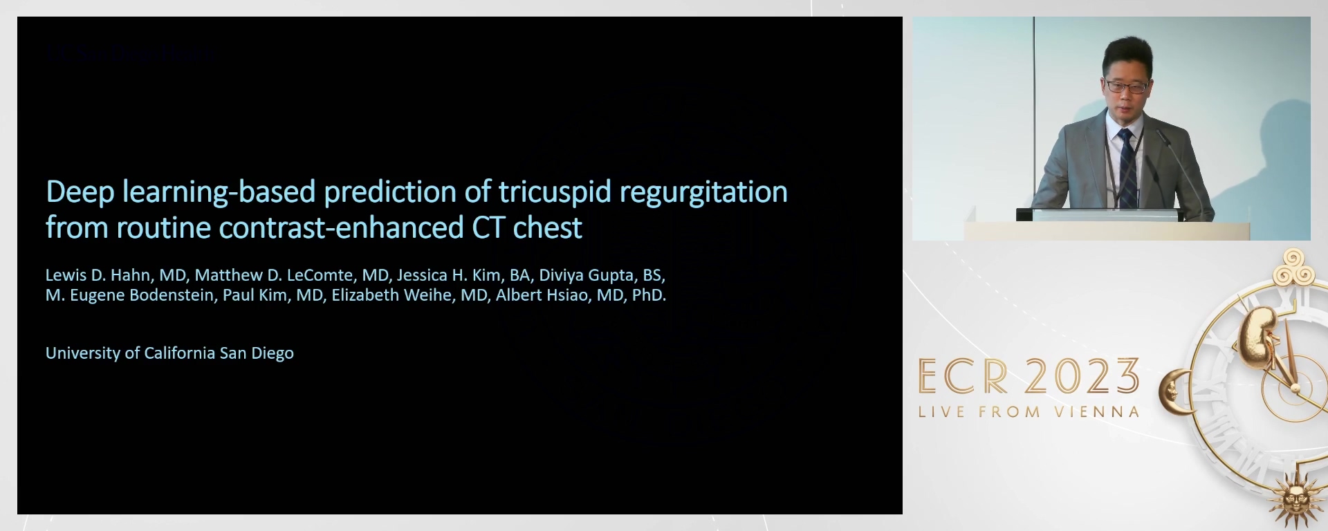 Deep learning-based prediction of tricuspid regurgitation from routine contrast-enhanced CT chest