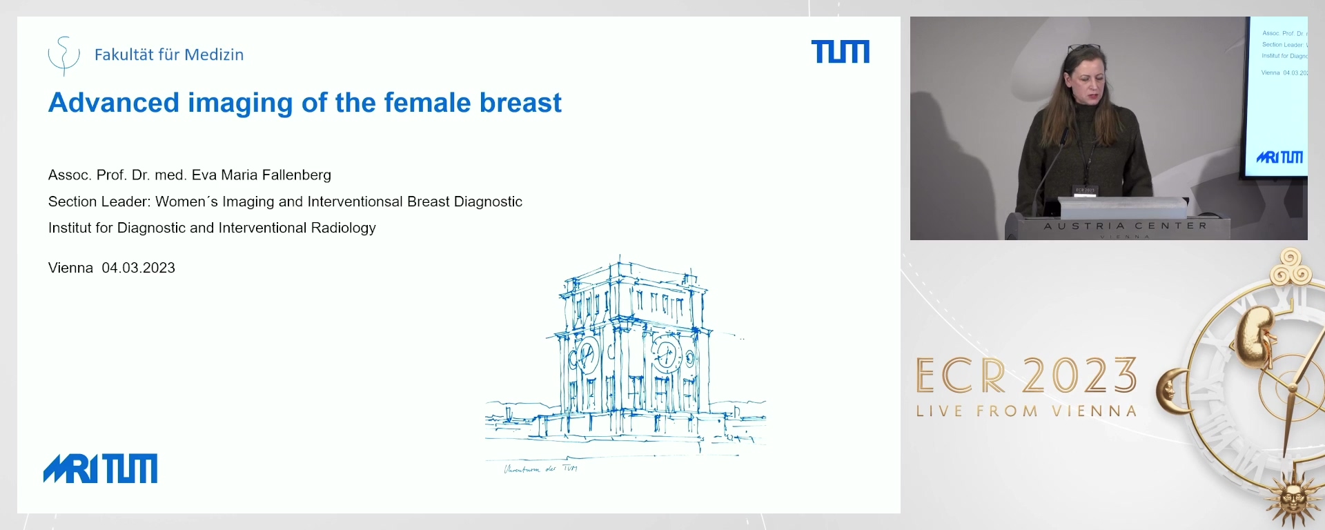 C. Advanced imaging of the female breast