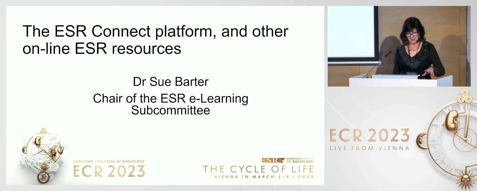 The ESR Connect platform, and other ESR resources - Sue Barter, Bedford / UK