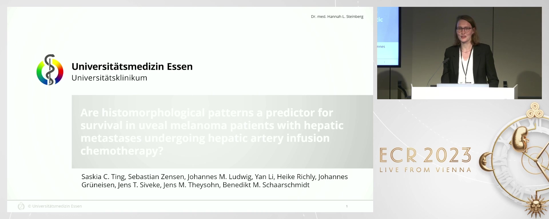 Are histomorphological patterns a predictor for survival in uveal melanoma patients with hepatic metastases undergoing hepatic artery infusion chemotherapy?