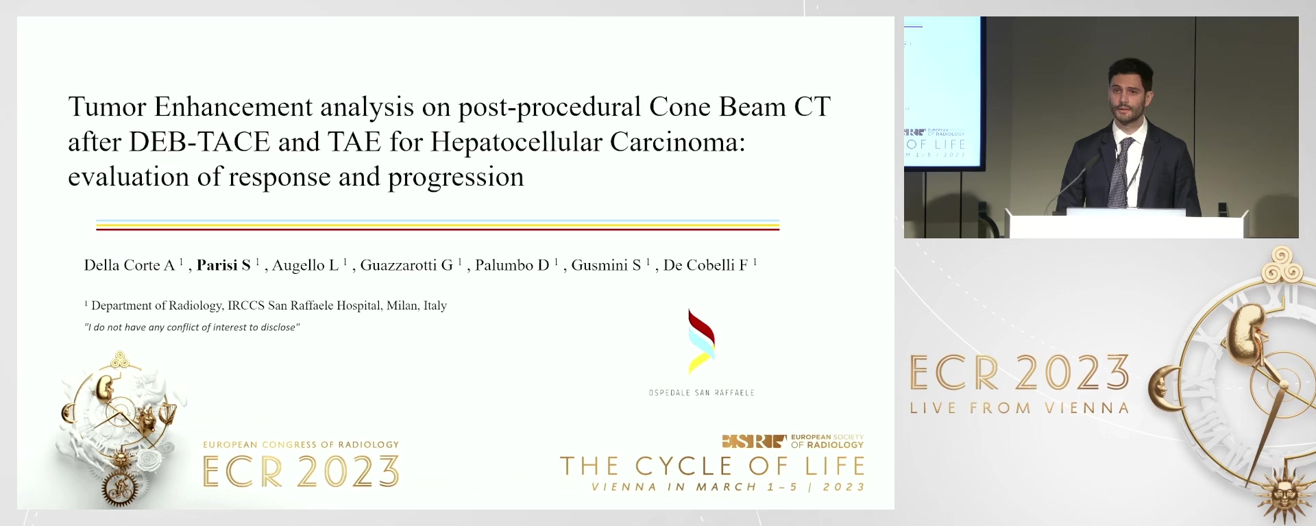 Tumour enhancement analysis on post-procedural Cone Beam CT after DEB-TACE and TAE for hepatocellular carcinoma: evaluation of response and progression