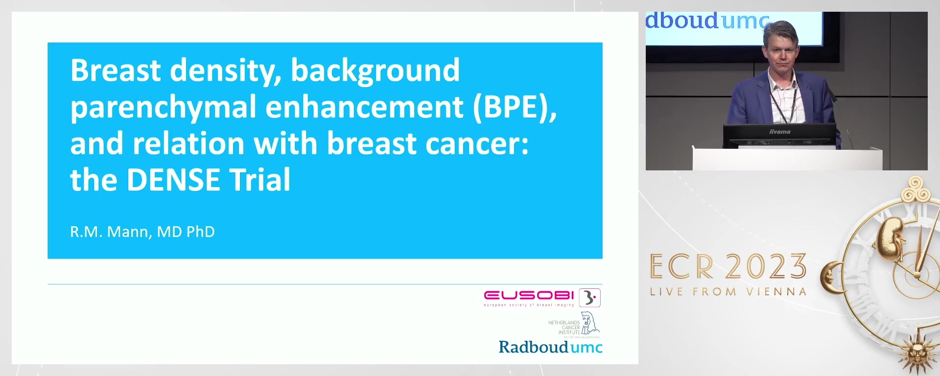 Breast density, background parenchymal enhancement (BPE), and relation with breast cancer: the DENSE Trial