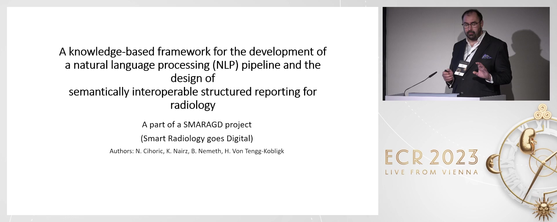 A knowledge-based framework for the development of a natural language processing (NLP) pipeline and the design of semantically interoperable structured reporting for radiology