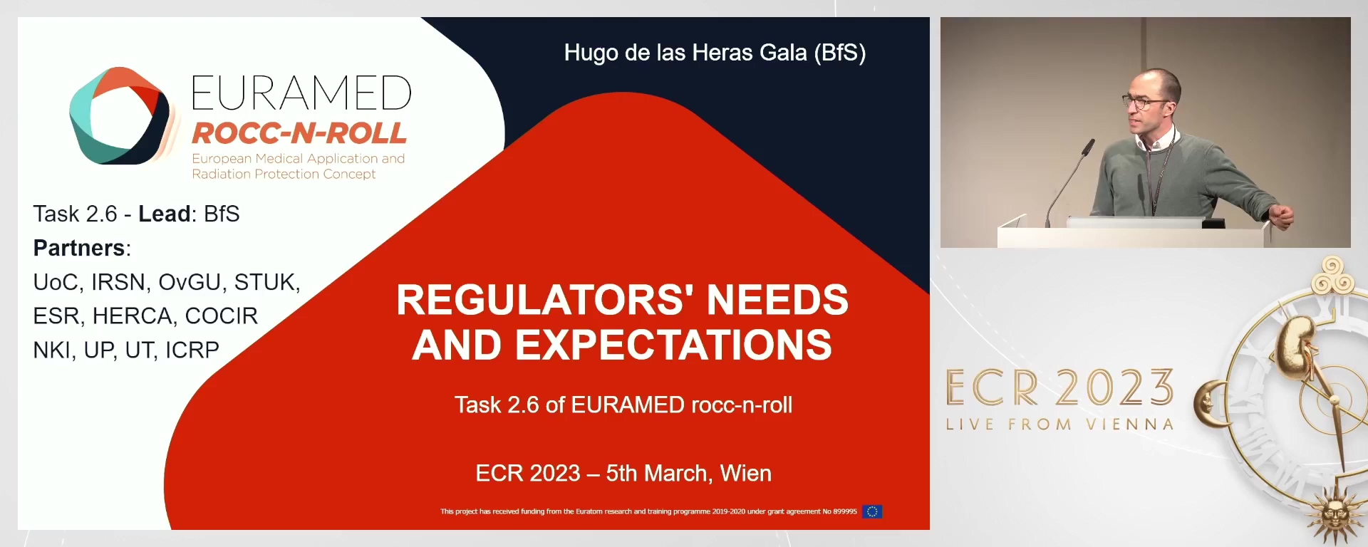 Expectations and needs of regulators - Hugo  de las Heras Gala, Oberschleissheim / DE