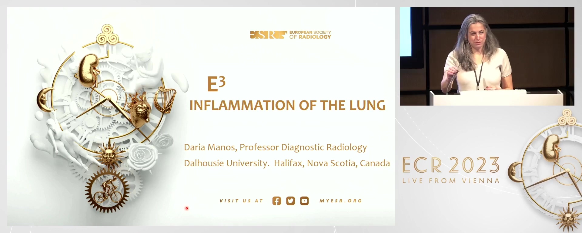 B. Inflammation of the lung