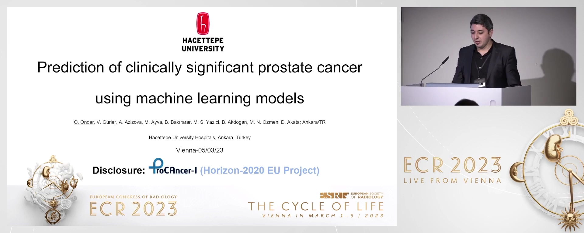 Prediction of clinically significant prostate cancer using machine learning models - Ömer  Önder, Ankara / TR