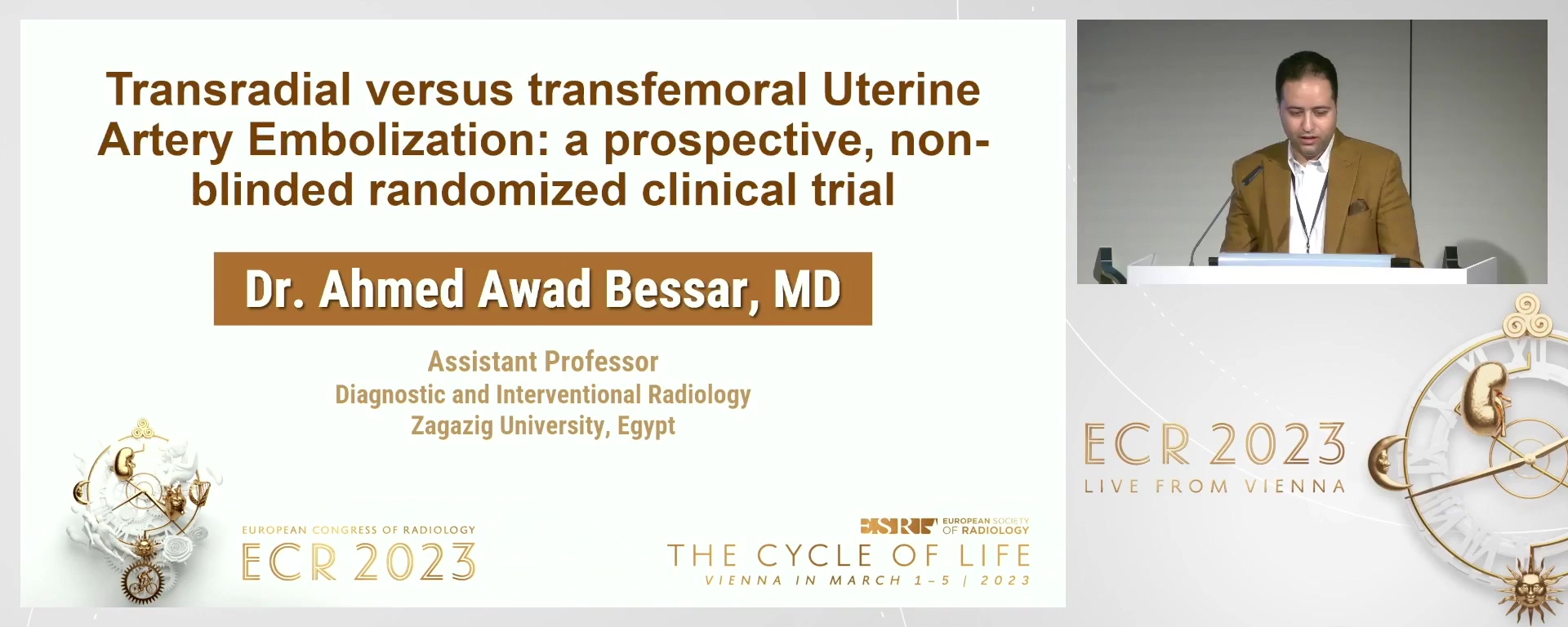 Transradial versus transfemoral Uterine Artery Embolisation: a prospective, non-blinded randomised clinical trial