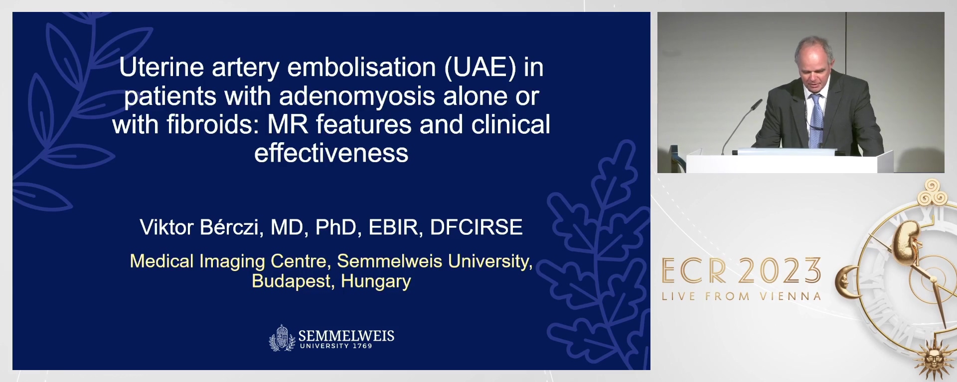 Uterine artery embolisation (UAE) in patients with adenomyosis alone or with fibroids: MR features and clinical effectiveness