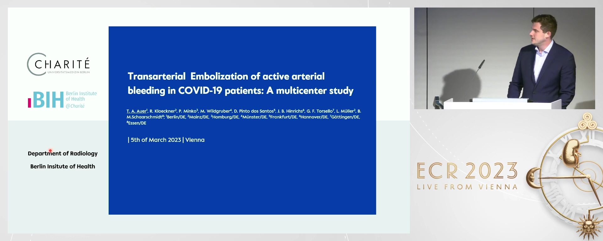 Transarterial embolisation of active arterial bleeding in COVID-19 patients: a multicentre study