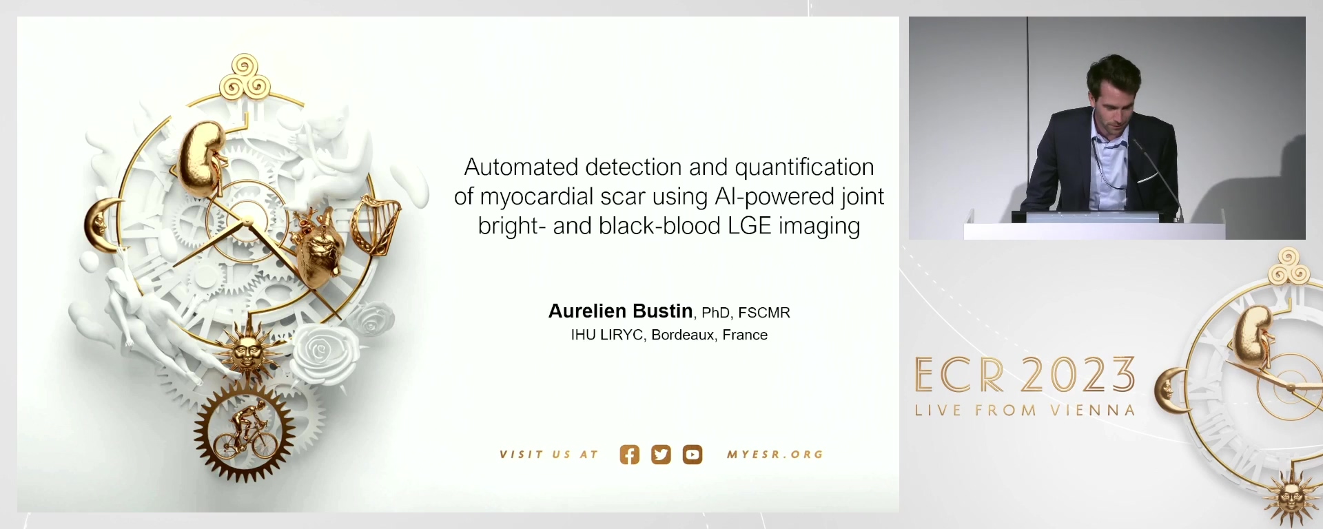 Automated detection and quantification of myocardial scar using AI-powered joint bright- and black-blood LGE imaging - Aurelien  Bustin, PESSAC / FR