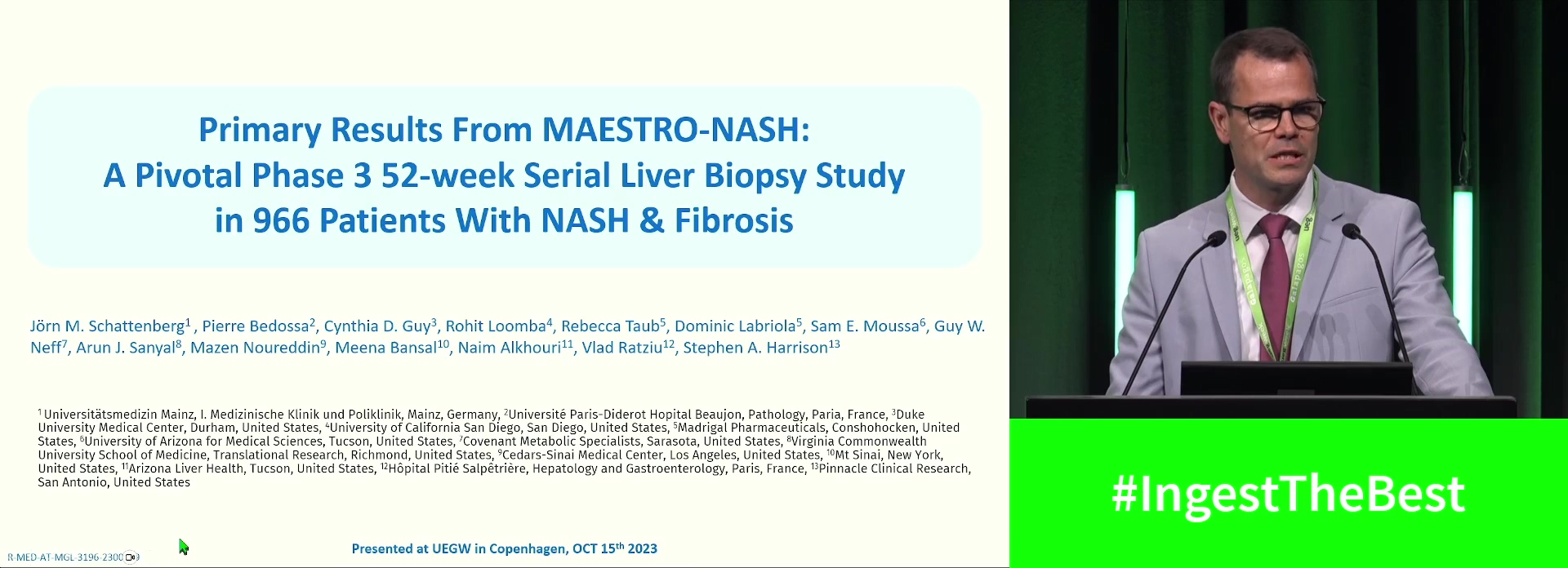 A RANDOMIZED CONTROLLED PHASE 3 TRIAL OF RESMETIROM IN NONALCOHOLIC STEATOHEPATITIS: 52-WEEK DATA FROM MAESTRO-NASH