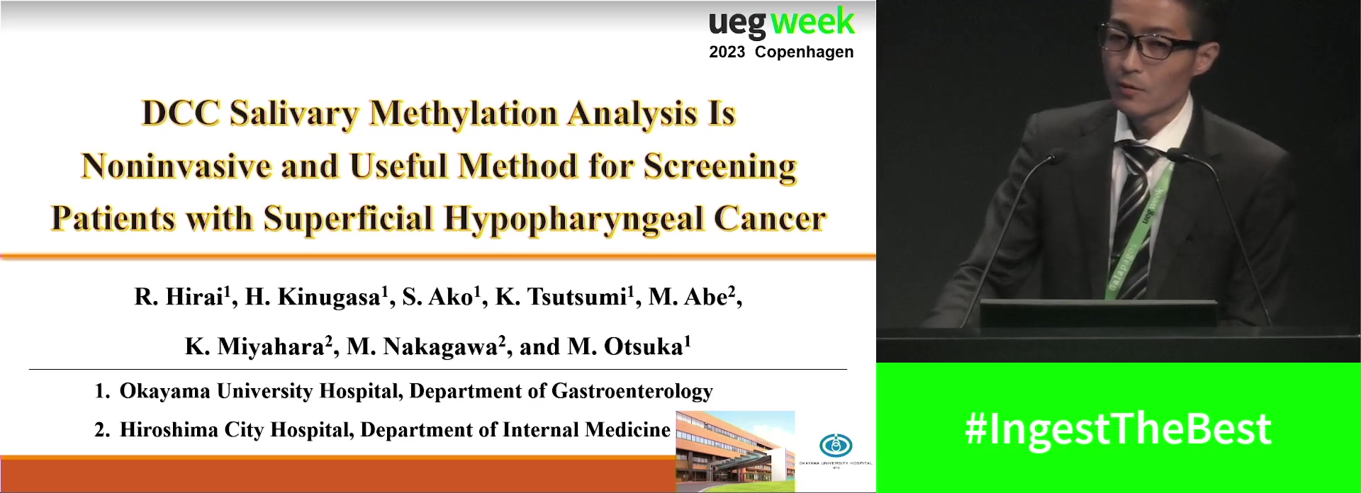 DCC SALIVARY METHYLATION ANALYSIS IS NONINVASIVE AND USEFUL METHOD FOR SCREENING PATIENTS WITH SUPERFICIAL HYPOPHARYNGEAL CANCER