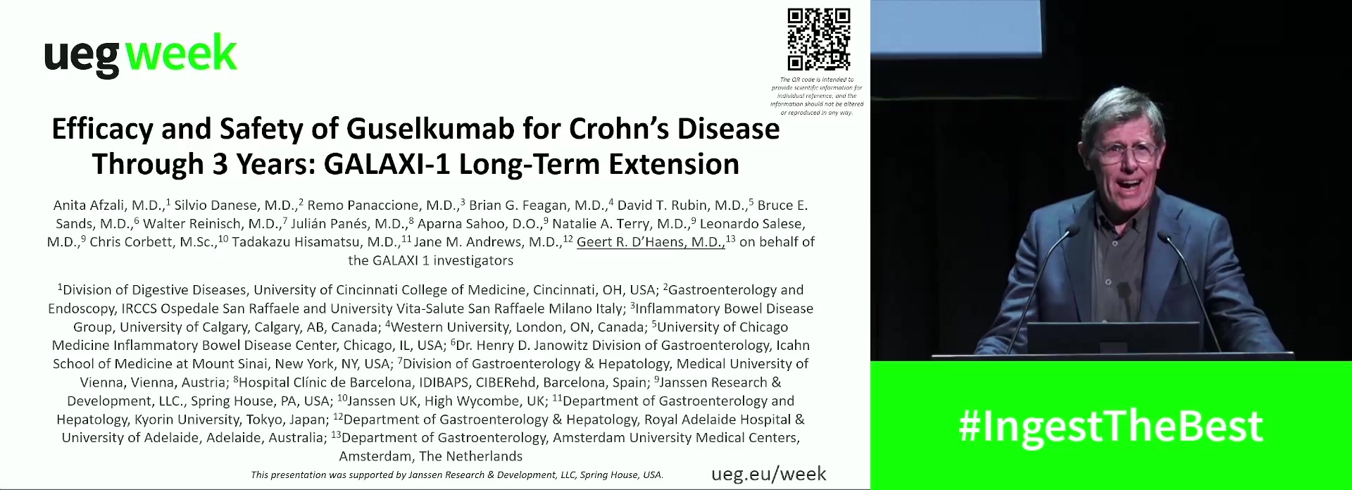 EFFICACY AND SAFETY OF GUSELKUMAB FOR CROHN’S DISEASE THROUGH 3 YEARS: GALAXI-1 LONG-TERM EXTENSION