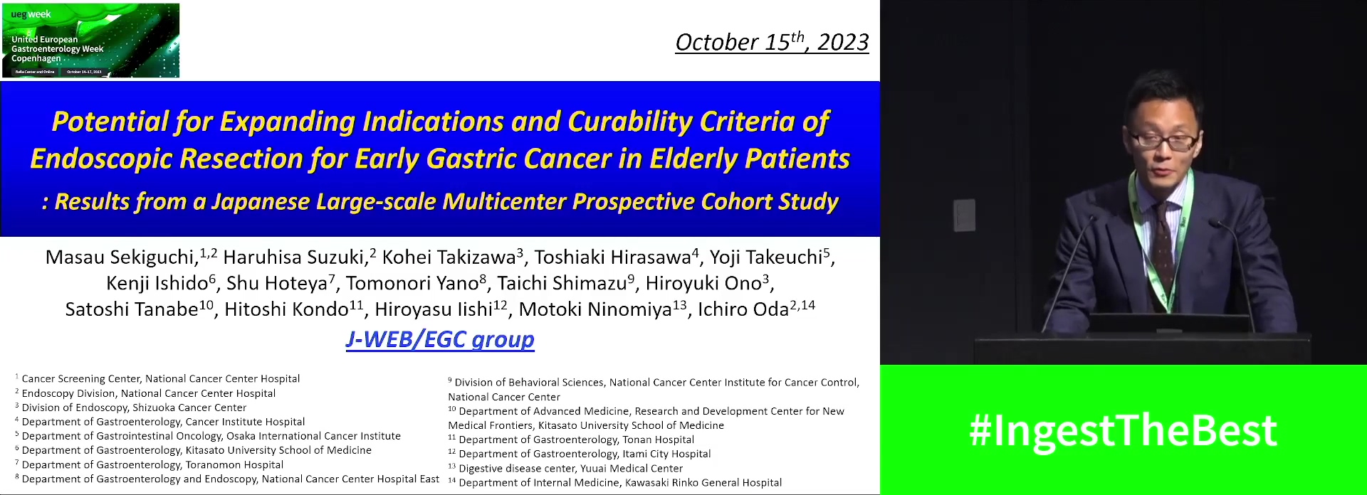 POTENTIAL FOR EXPANDING INDICATIONS AND CURABILITY CRITERIA OF ENDOSCOPIC RESECTION FOR EARLY GASTRIC CANCER IN ELDERLY PATIENTS: RESULTS FROM A JAPANESE LARGE-SCALE MULTICENTER PROSPECTIVE COHORT STUDY