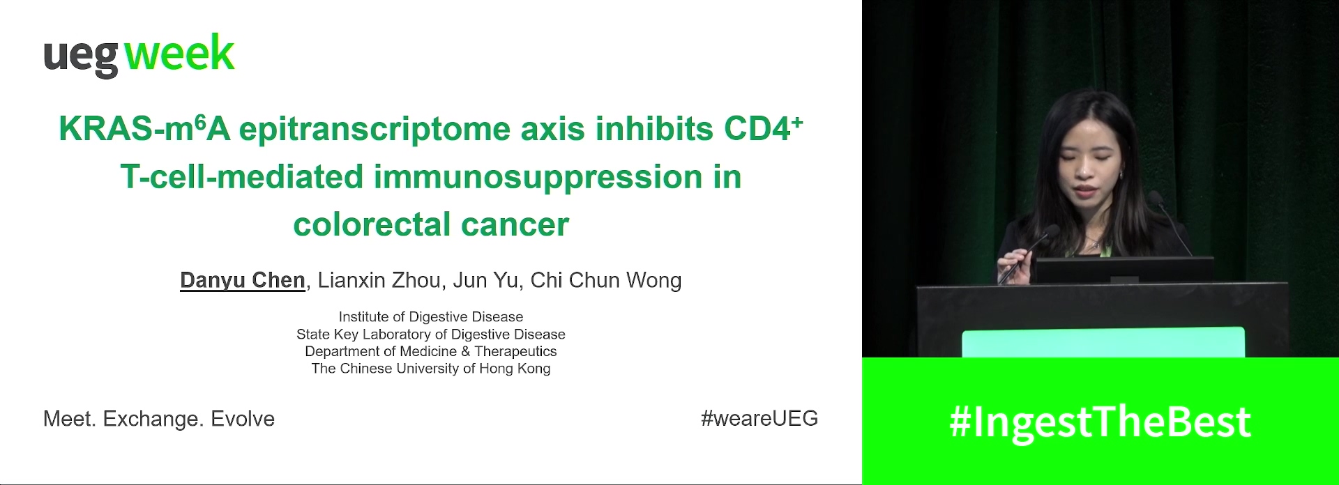 KRAS-M6A EPITRANSCRIPTOME AXIS PROMOTES CD4+ T-CELL-MEDIATED IMMUNOSUPPRESSION IN COLORECTAL CANCER