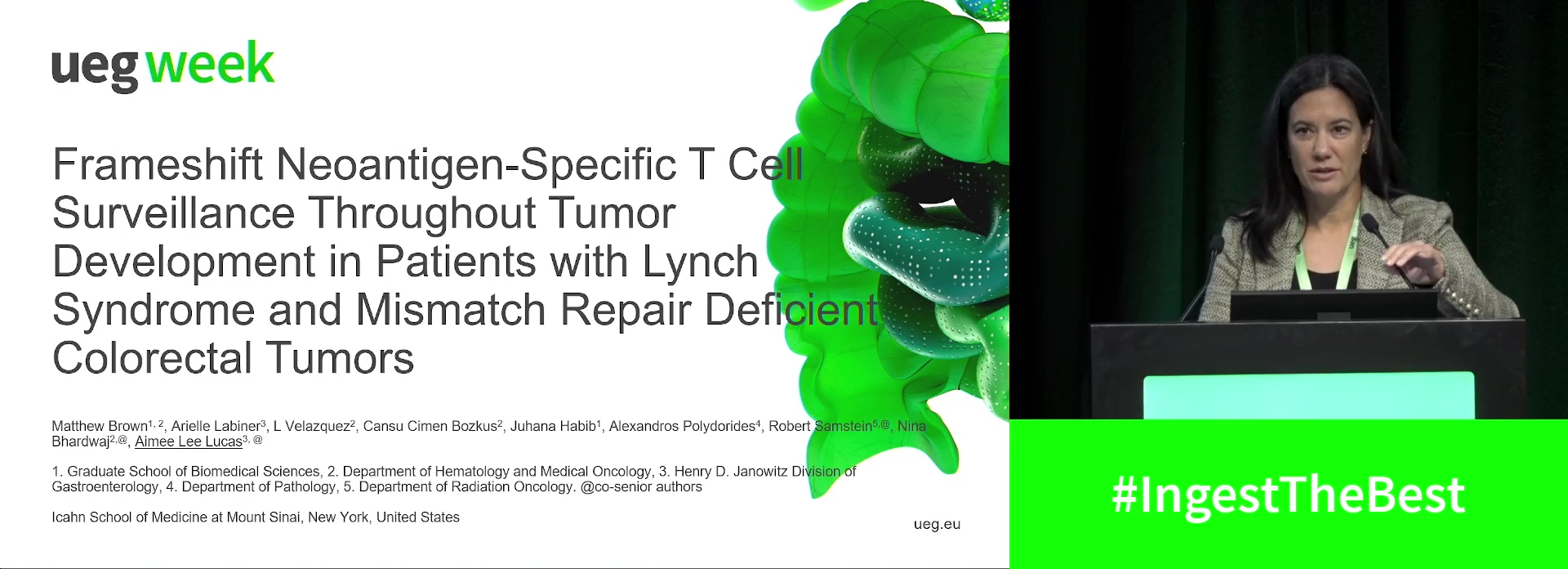 FRAMESHIFT NEOANTIGEN-SPECIFIC T CELL SURVEILLANCE THROUGHOUT TUMOR DEVELOPMENT IN PATIENTS WITH LYNCH SYNDROME AND MISMATCH REPAIR DEFICIENT COLORECTAL CANCER