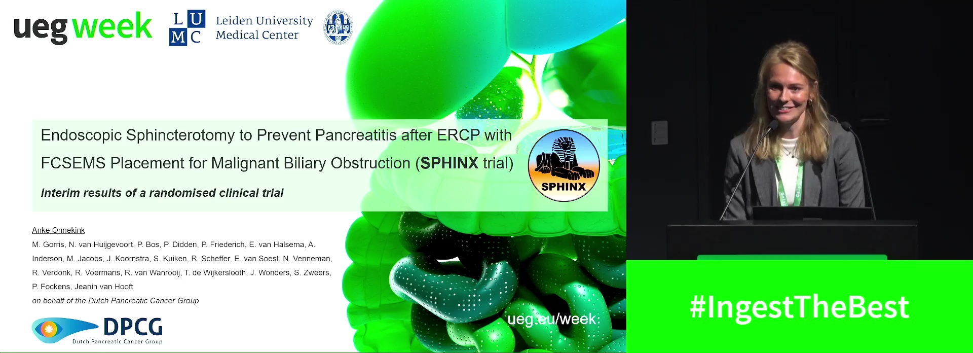 ENDOSCOPIC SPHINCTEROTOMY TO PREVENT PANCREATITIS AFTER SELF-EXPANDABLE METAL STENT PLACEMENT IN EXTRAHEPATIC MALIGNANT BILIARY OBSTRUCTION (SPHINX): INTERIM-RESULTS OF A MULTICENTER, RANDOMIZED CONTROLLED TRIAL