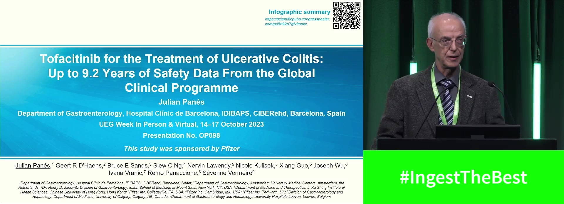 TOFACITINIB FOR THE TREATMENT OF ULCERATIVE COLITIS: UP TO 9.2 YEARS OF SAFETY DATA FROM THE GLOBAL CLINICAL PROGRAMME