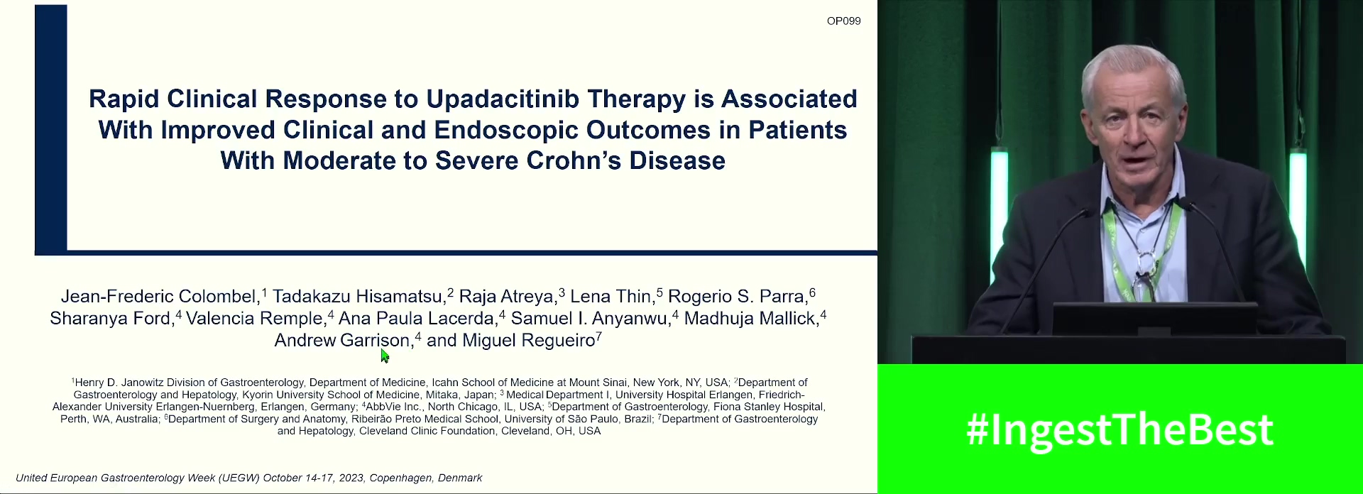RAPID CLINICAL RESPONSE TO UPADACITINIB THERAPY IS ASSOCIATED WITH IMPROVED CLINICAL AND ENDOSCOPIC OUTCOMES IN PATIENTS WITH MODERATE TO SEVERE CROHN’S DISEASE