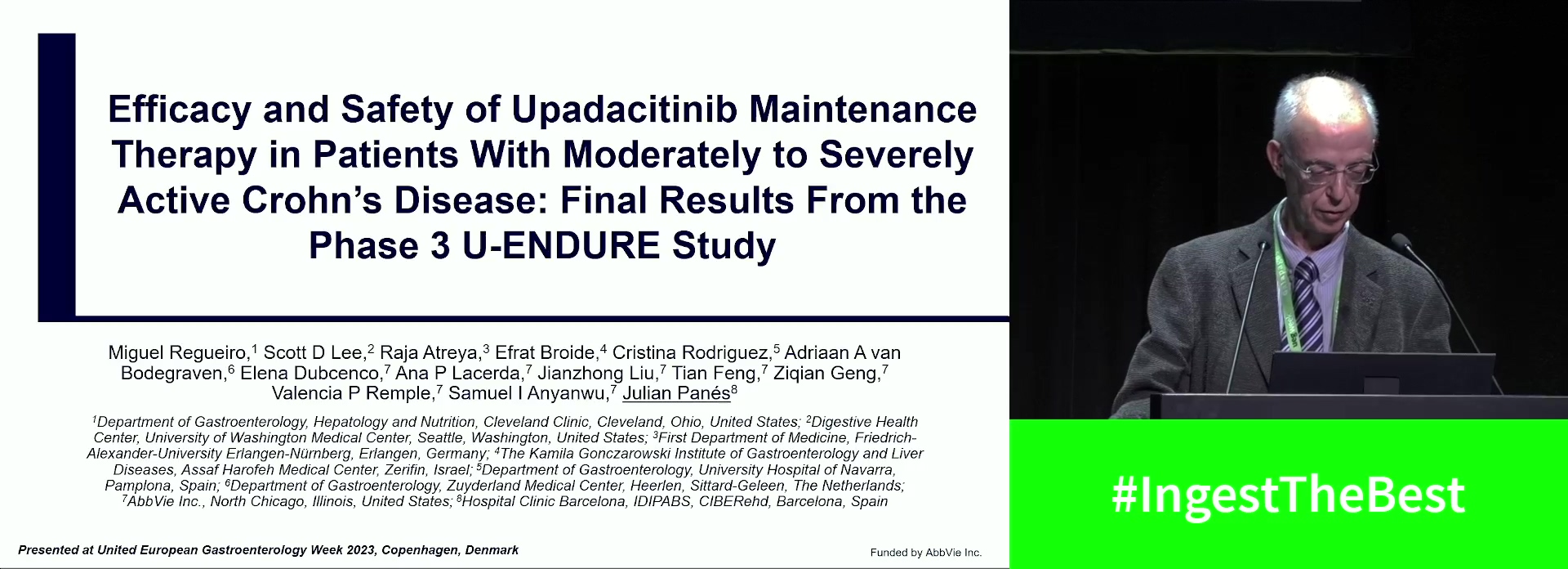 EFFICACY AND SAFETY OF UPADACITINIB MAINTENANCE THERAPY IN PATIENTS WITH MODERATELY TO SEVERELY ACTIVE CROHN’S DISEASE: FINAL RESULTS FROM THE PHASE 3 U-ENDURE STUDY