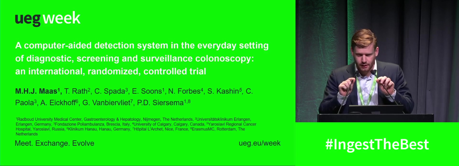 A COMPUTER-AIDED DETECTION SYSTEM IN THE EVERYDAY SETTING OF DIAGNOSTIC, SCREENING AND SURVEILLANCE COLONOSCOPY: AN INTERNATIONAL, RANDOMIZED TRIAL