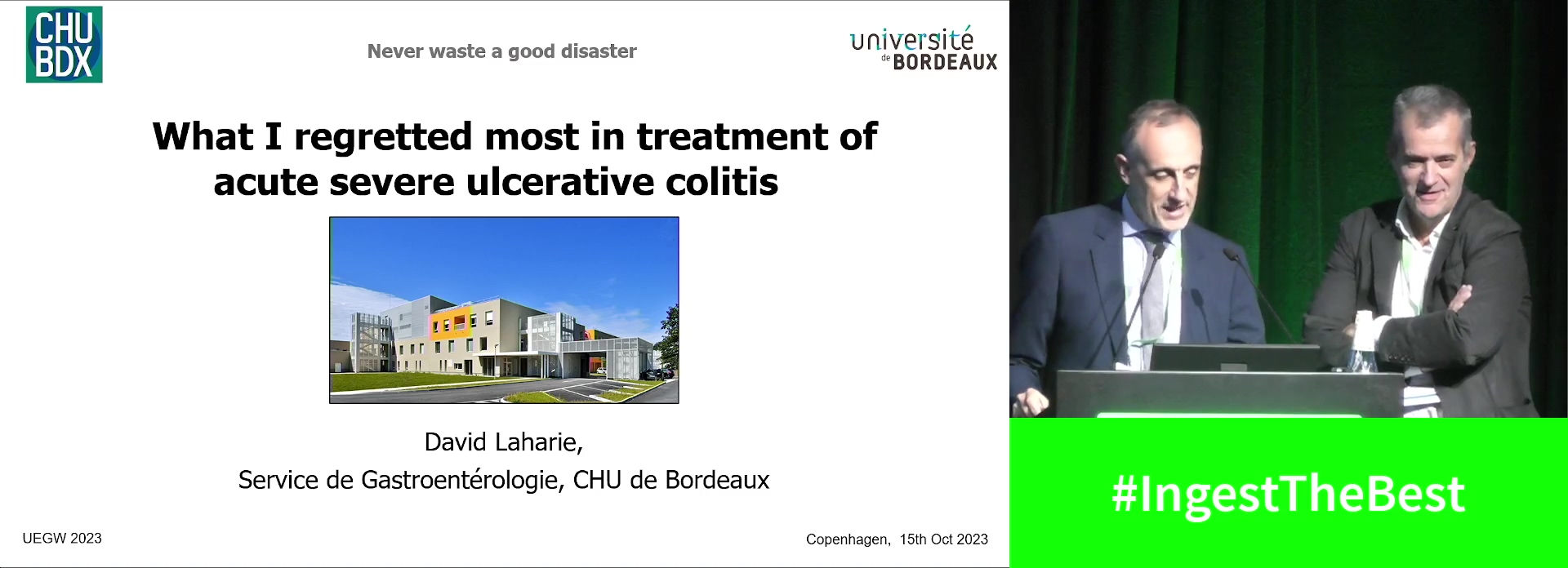 What I regretted most in treatment of acute severe ulcerative colitis