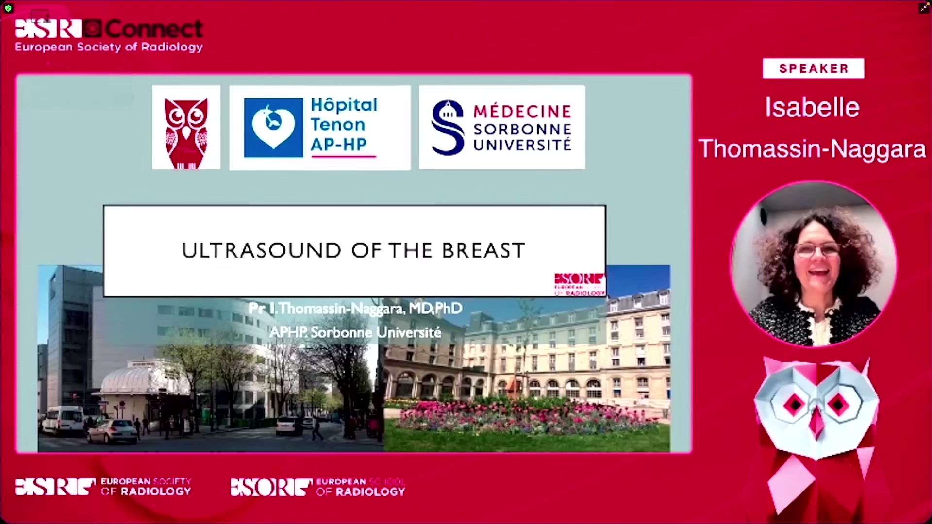 Ultrasound of the breast: from morphology to function - Isabelle Thomassin-Naggara, Paris / FR