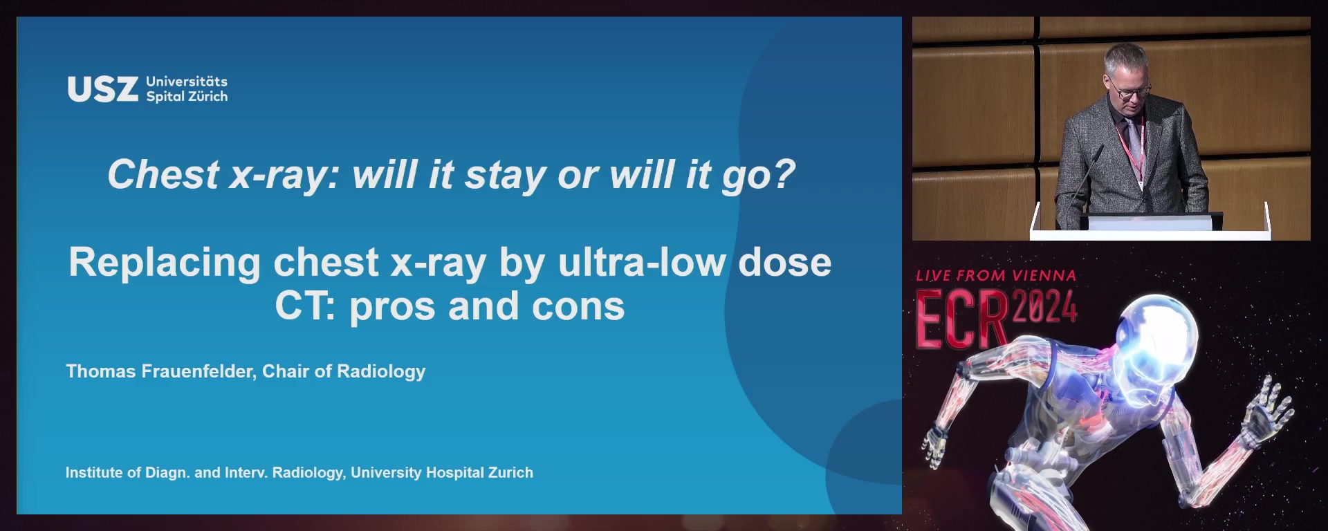 Replacing chest x-ray by ultra-low dose CT: pros and cons
