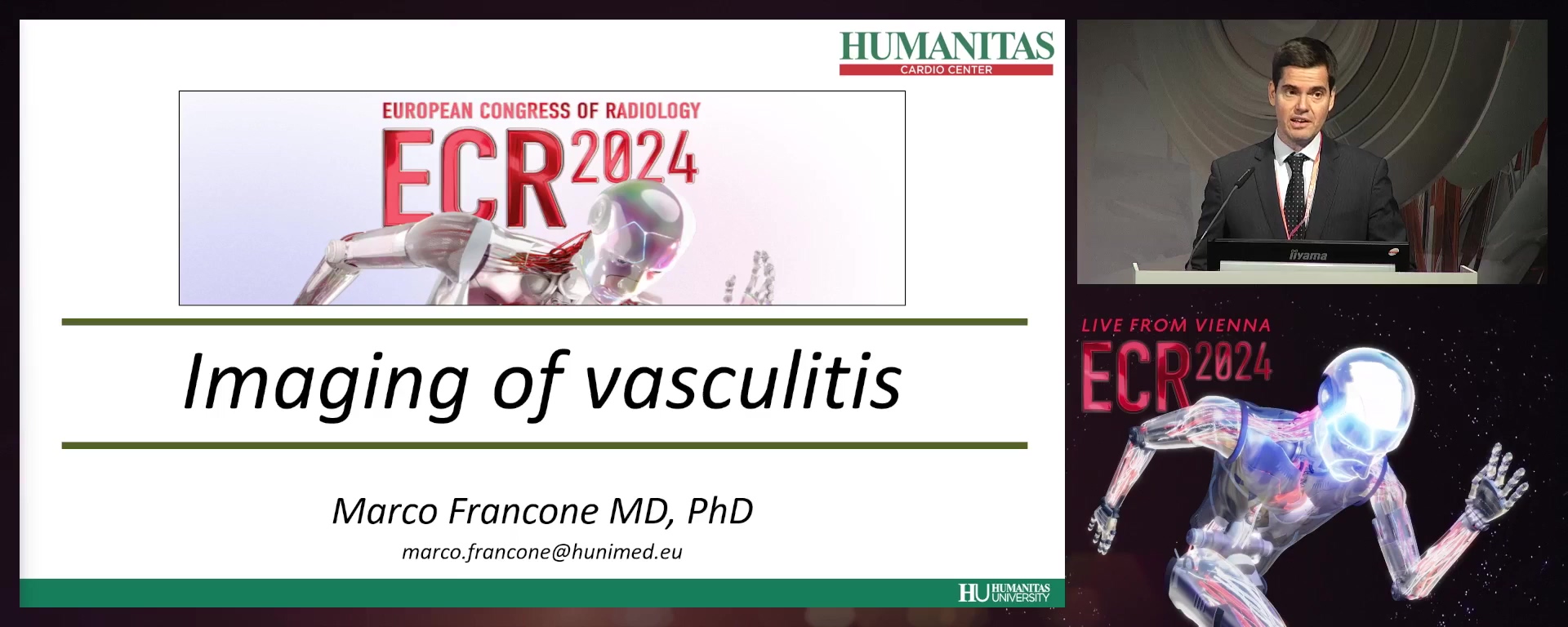 Imaging of vasculitis