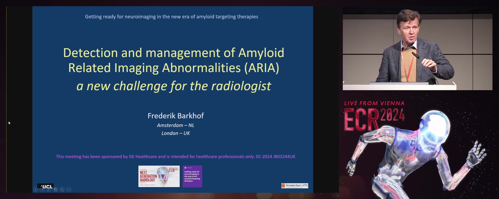 Detection and management of ARIA – a new challenge for the radiologist.