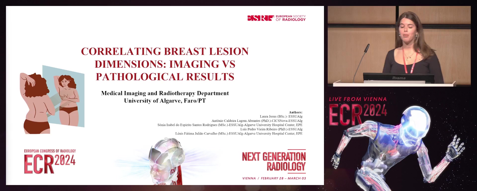Correlating breast lesion dimensions: imaging vs pathological results