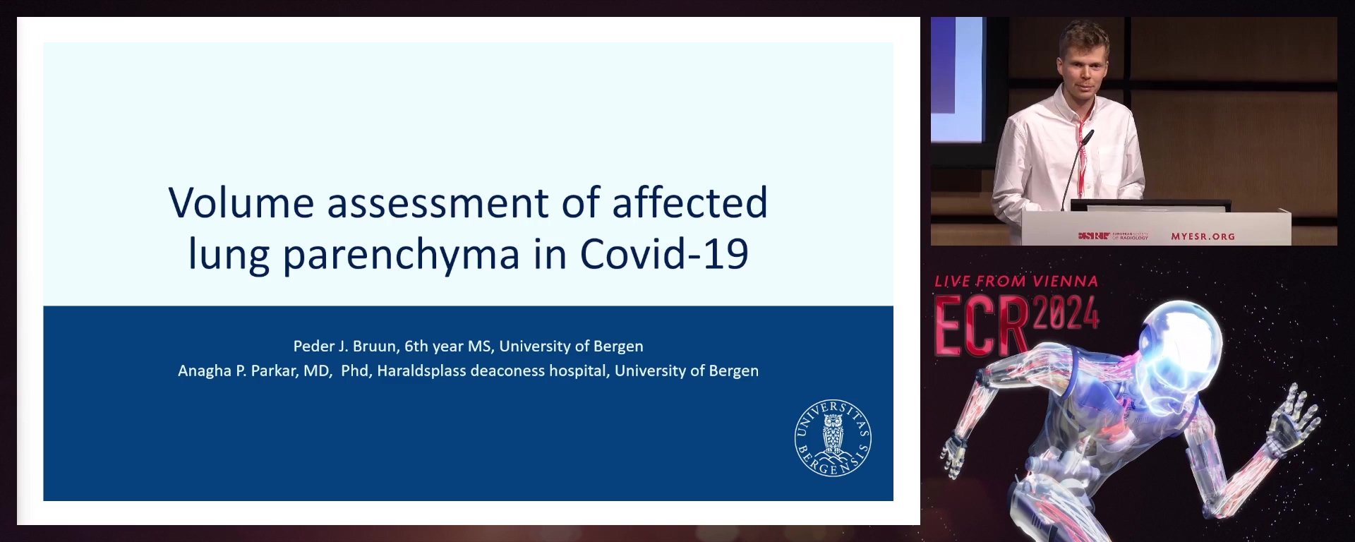 Volume assessment of affected lung parenchyma in COVID-19