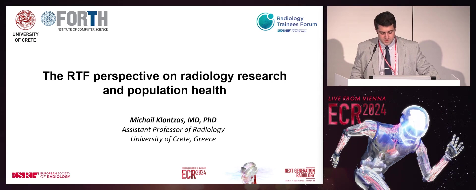 The RTF perspective on radiology research and population health