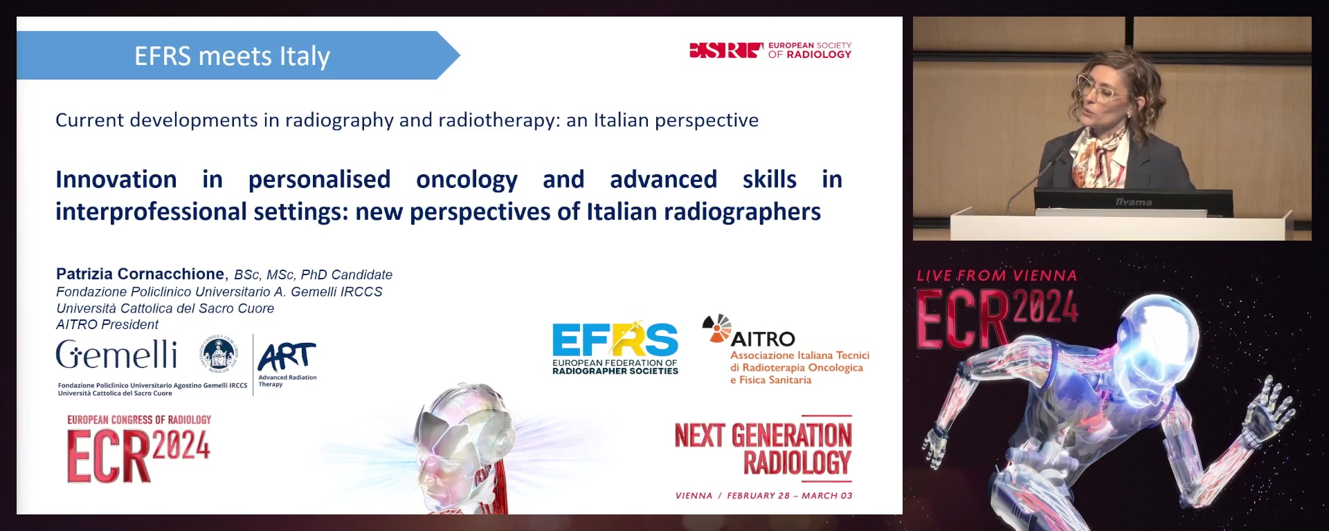 Innovation in personalised oncology and advanced skills in interprofessional settings: new perspectives of Italian radiographers